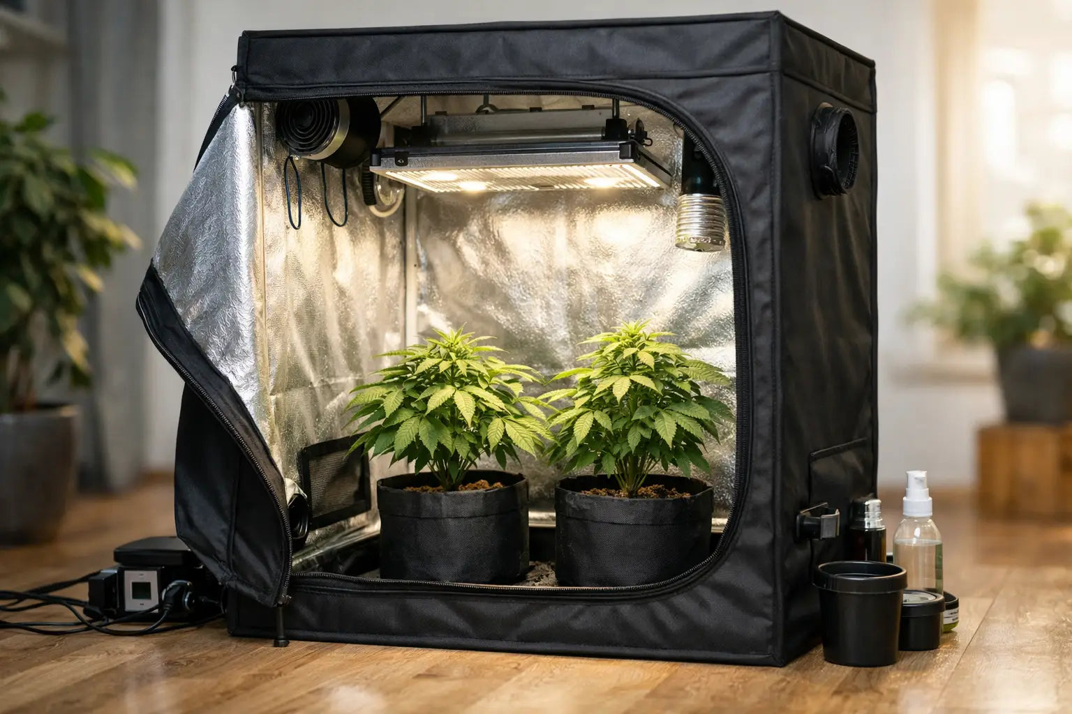 Growbox für zwei Pflanzen richtig auswählen