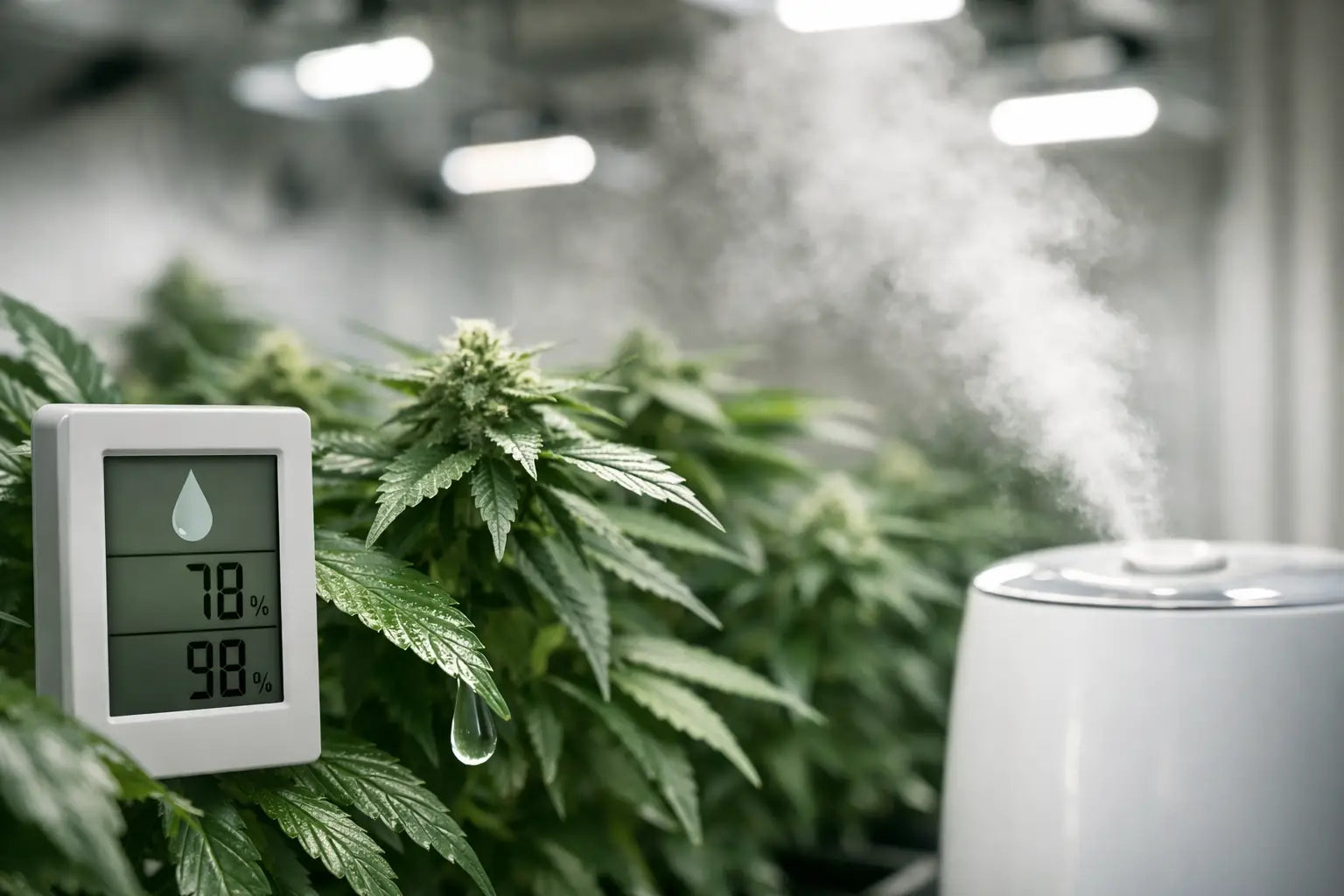 Leitfaden Luftfeuchtigkeit Cannabis Indoor