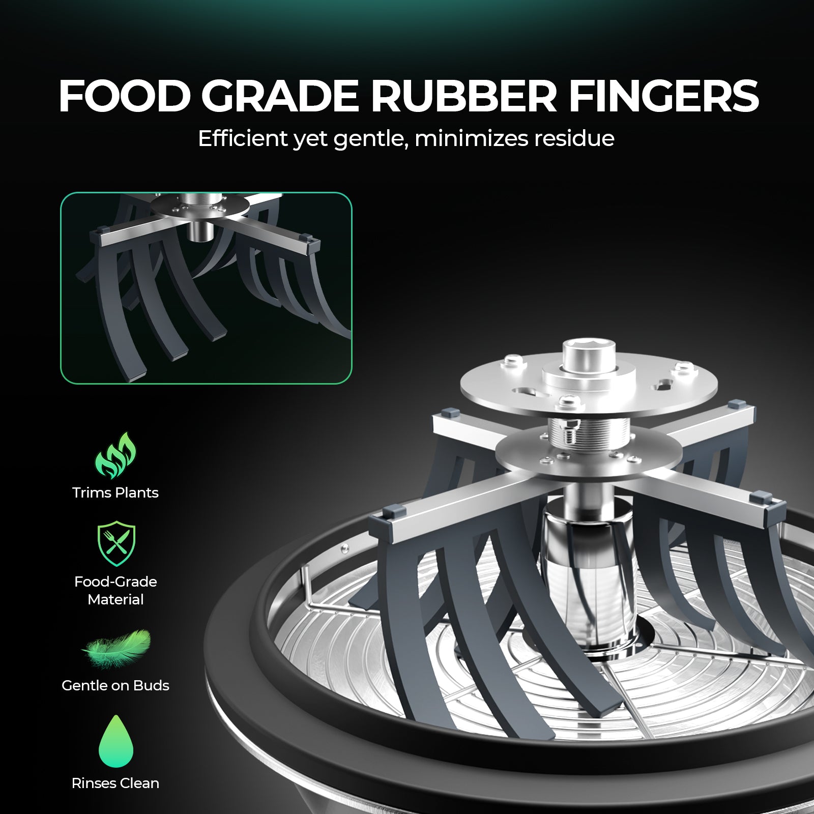 Mechanische Trimmer-Maschine Ø 33 cm