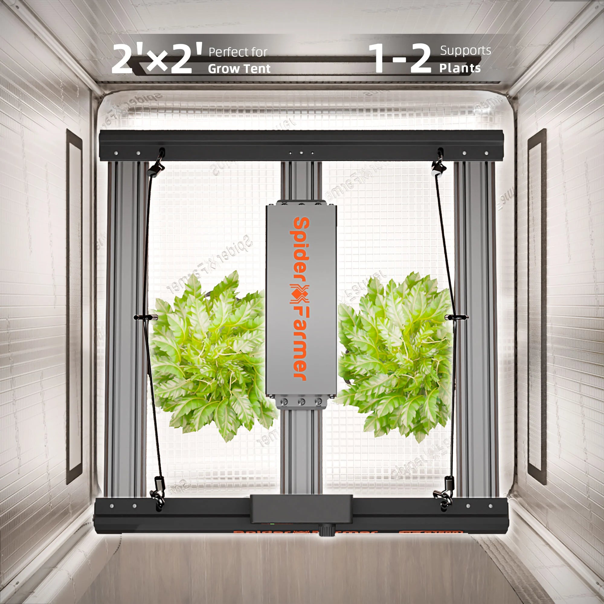 Komplettset (70x70x160 cm) 150 Watt G1500 EVO LED mit GGS für smarte Steuerung