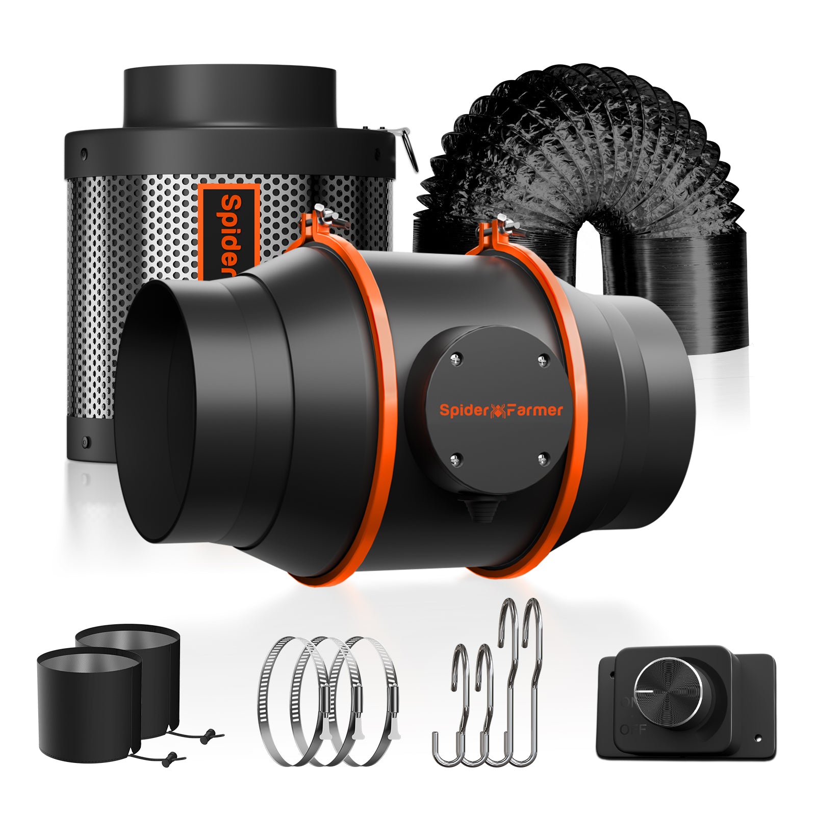 Abluftset mit Drehregler bis 686 m³/h