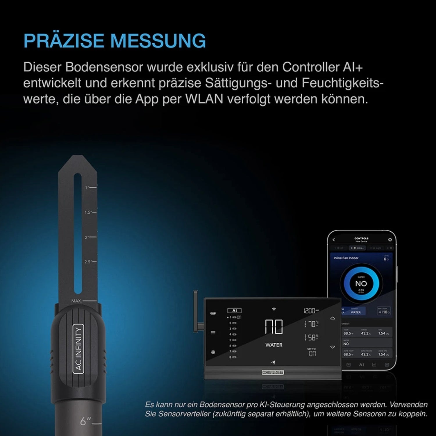 Bodensensor-Sonde für CONTROLLER AI+