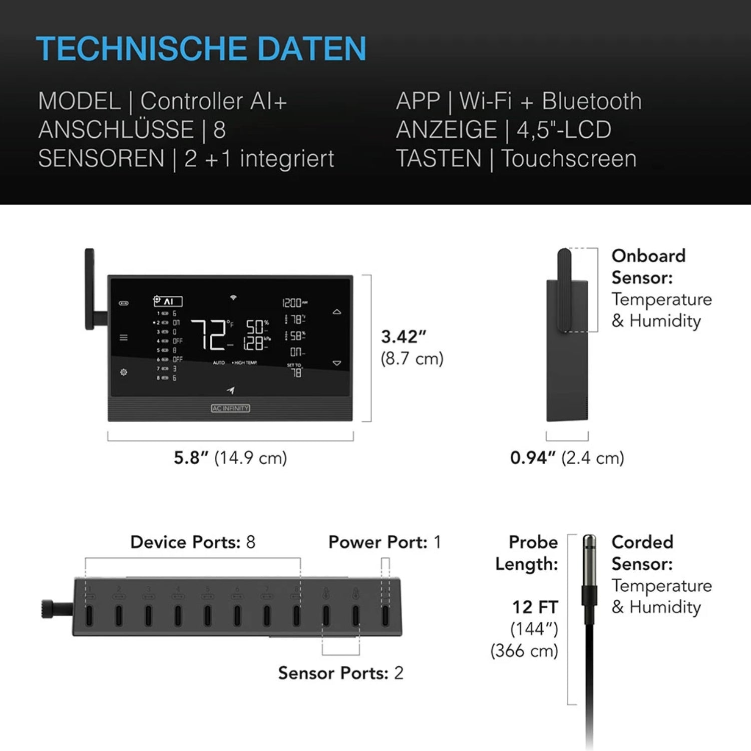 CONTROLLER AI+ für KI-gestütztes Lernen und dynamische Pegelanpassung per Bluetooth & WiFi