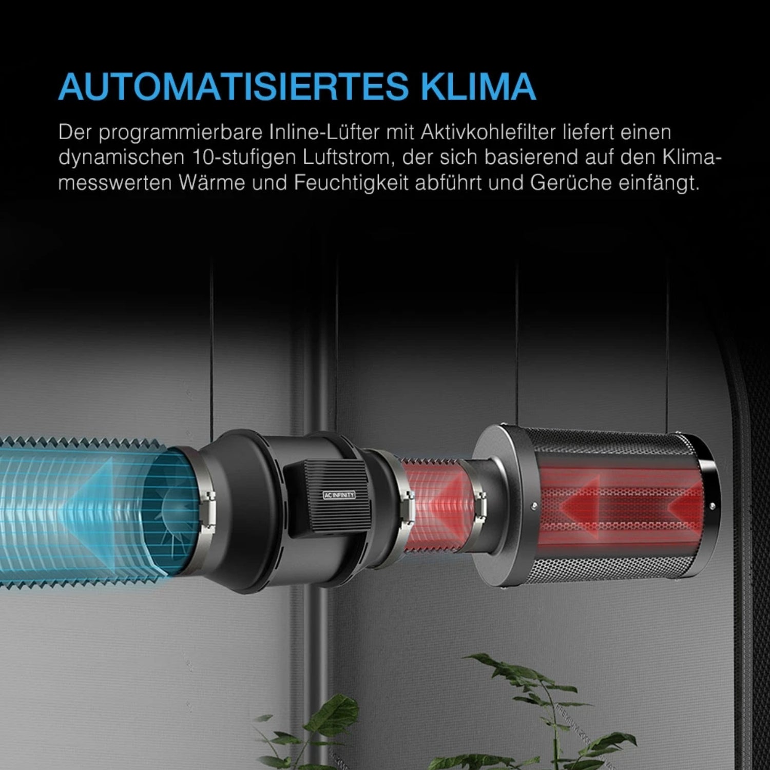 Advance Grow PRO Komplettset (120x60x180 cm) 280 Watt IONFRAME EVO3 Samsung LED und CONTROLLER AI+