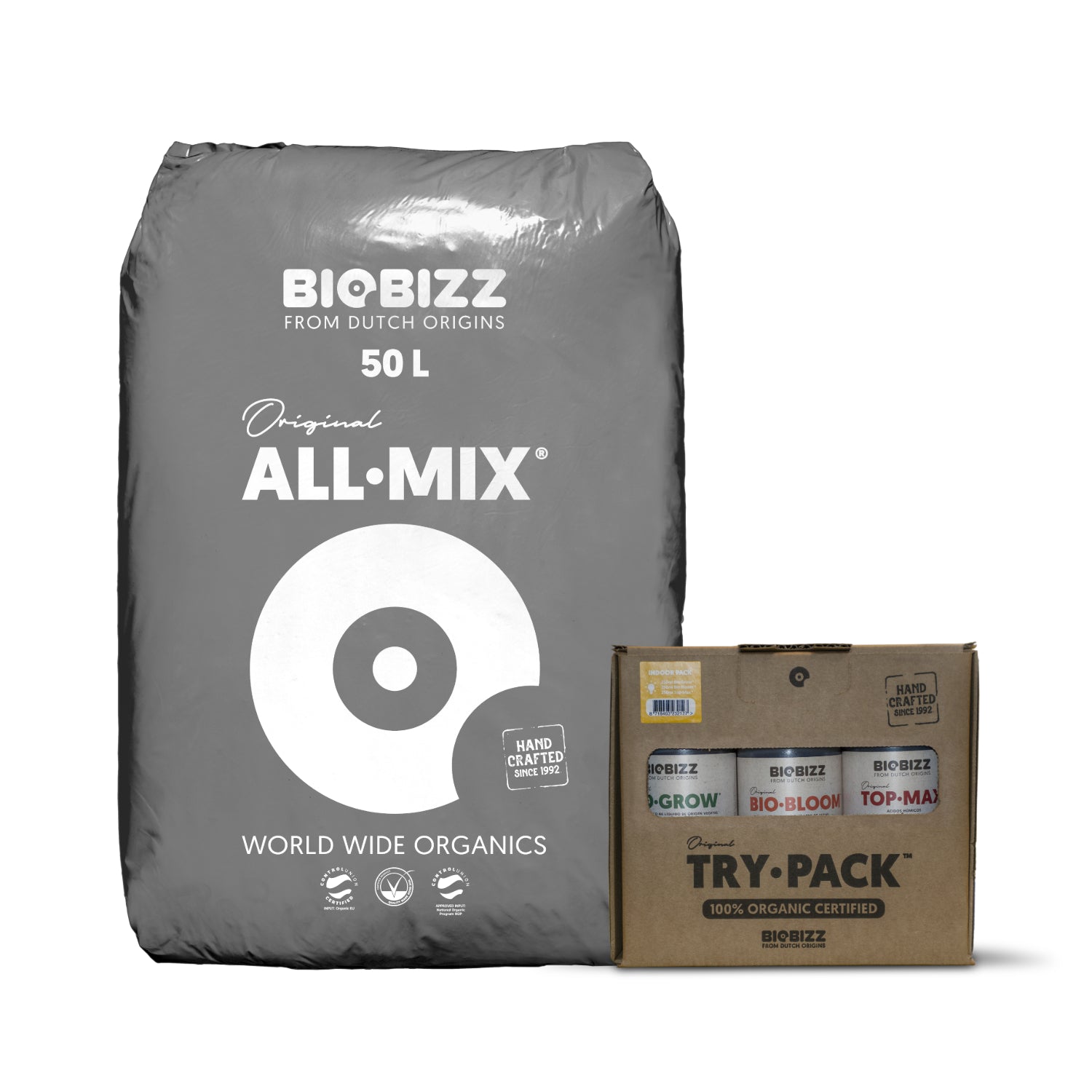 biobizz dünger erklärung BioBizz All-Mix 50L + Indoor Trypack – Dünger & Erde Starterset