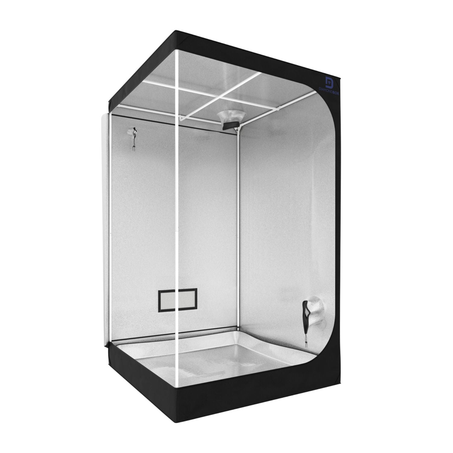 DiamondBox Silver Line SL120 Growbox offen