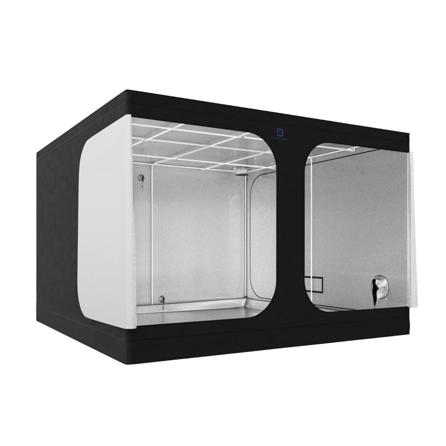 DiamondBox Silver Line SL300 Growbox offen