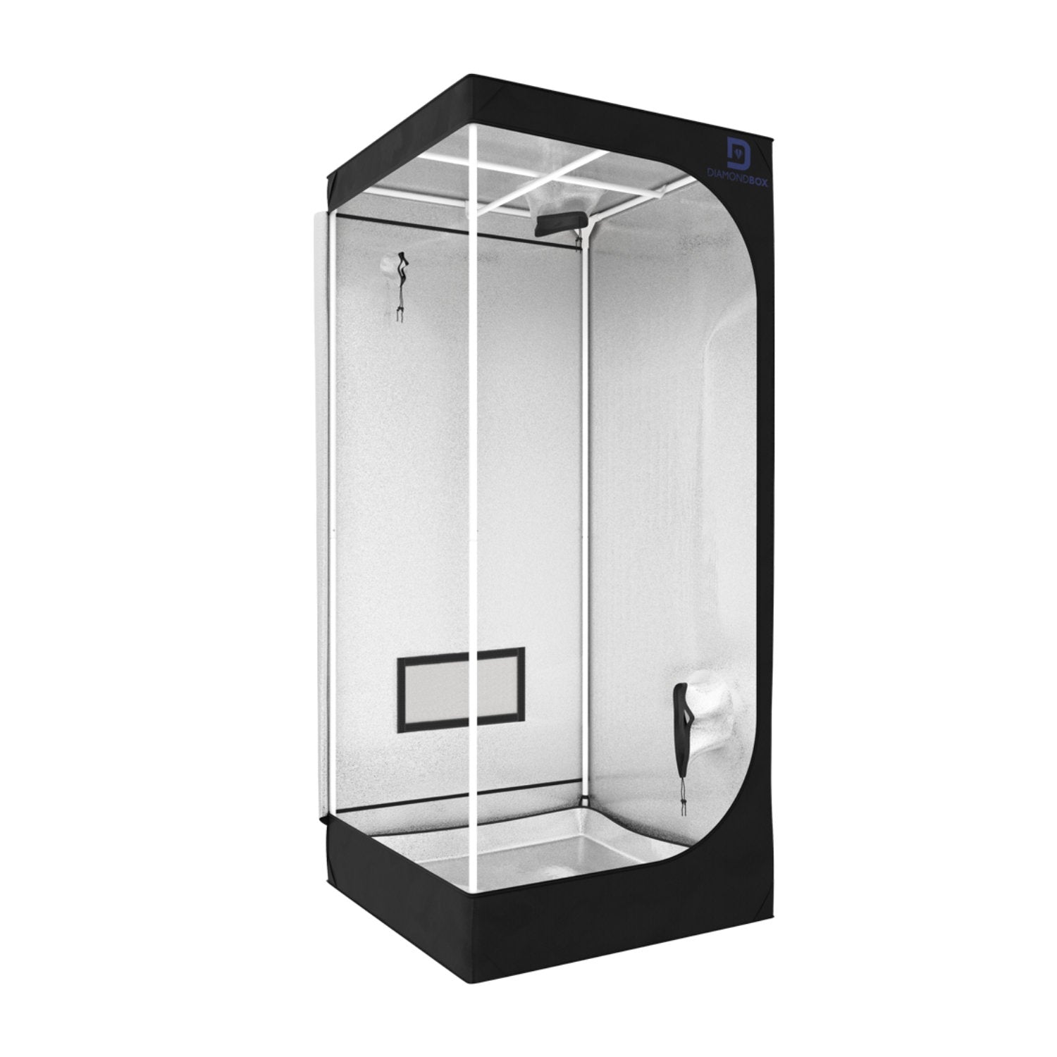 DiamondBox Silver Line SL70 Growbox offen