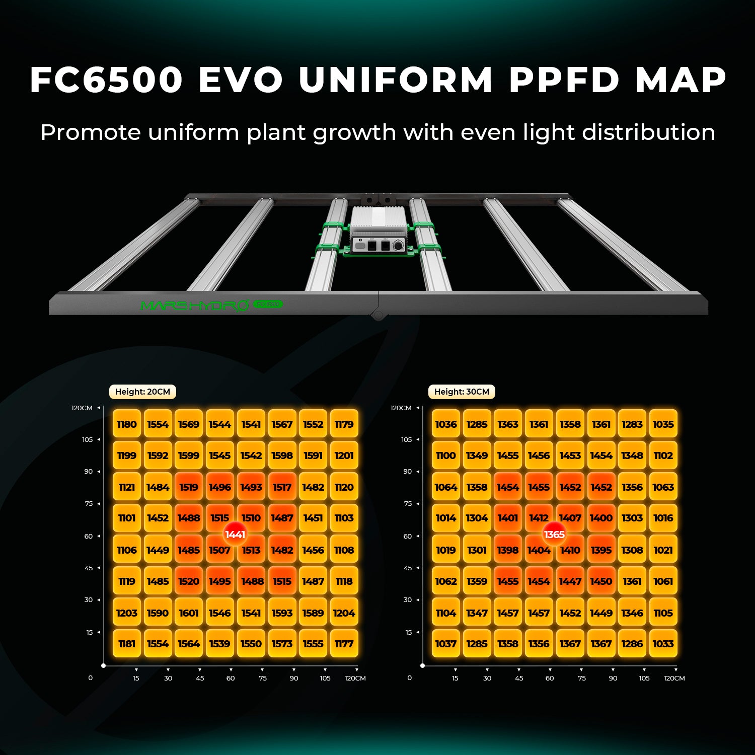 Komplettset (150x150x200 cm) 730 Watt EVO LED mit smarter Klimasteuerung