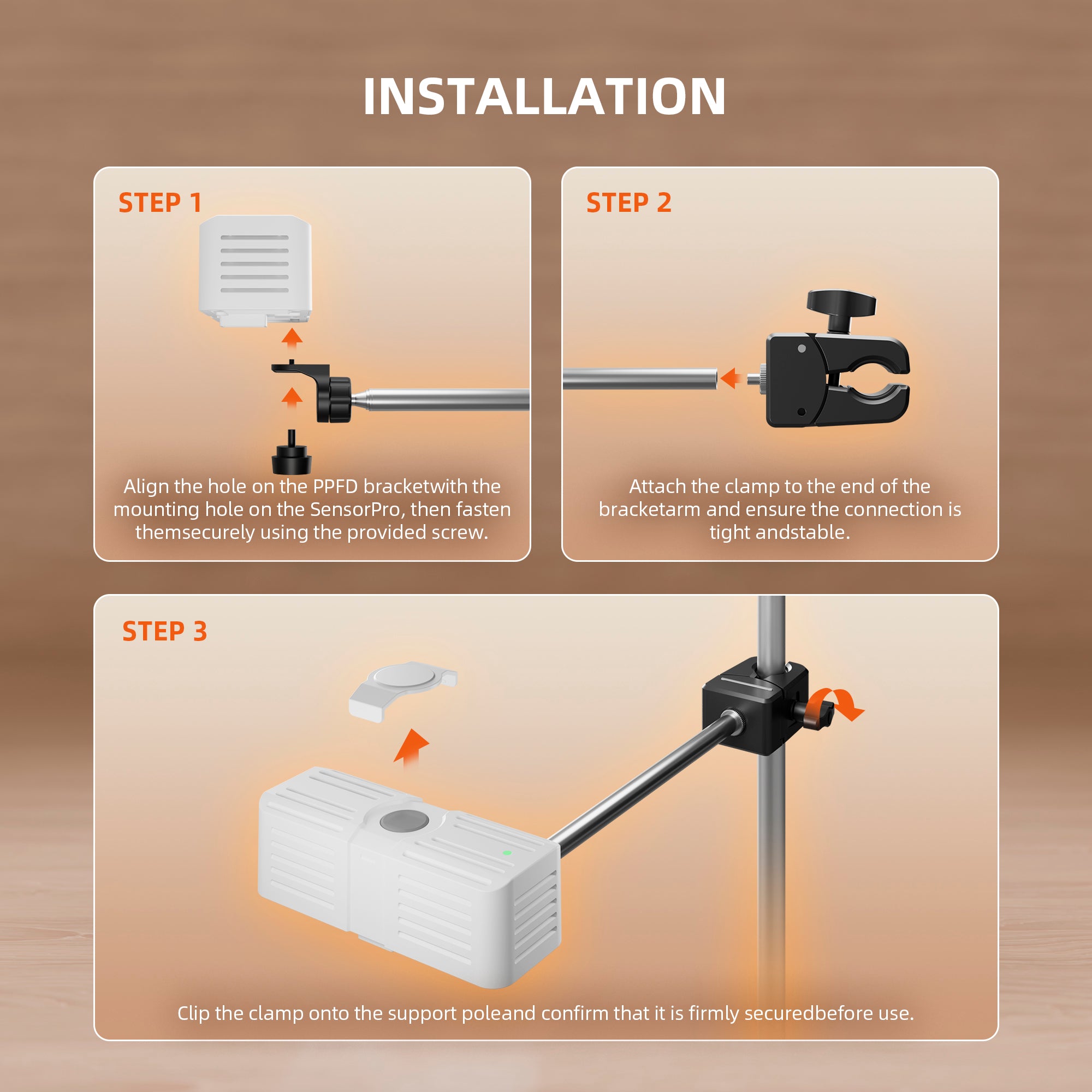 5-in-1 Sensor für Temperatur, RLF, CO₂ VPD und PPFD