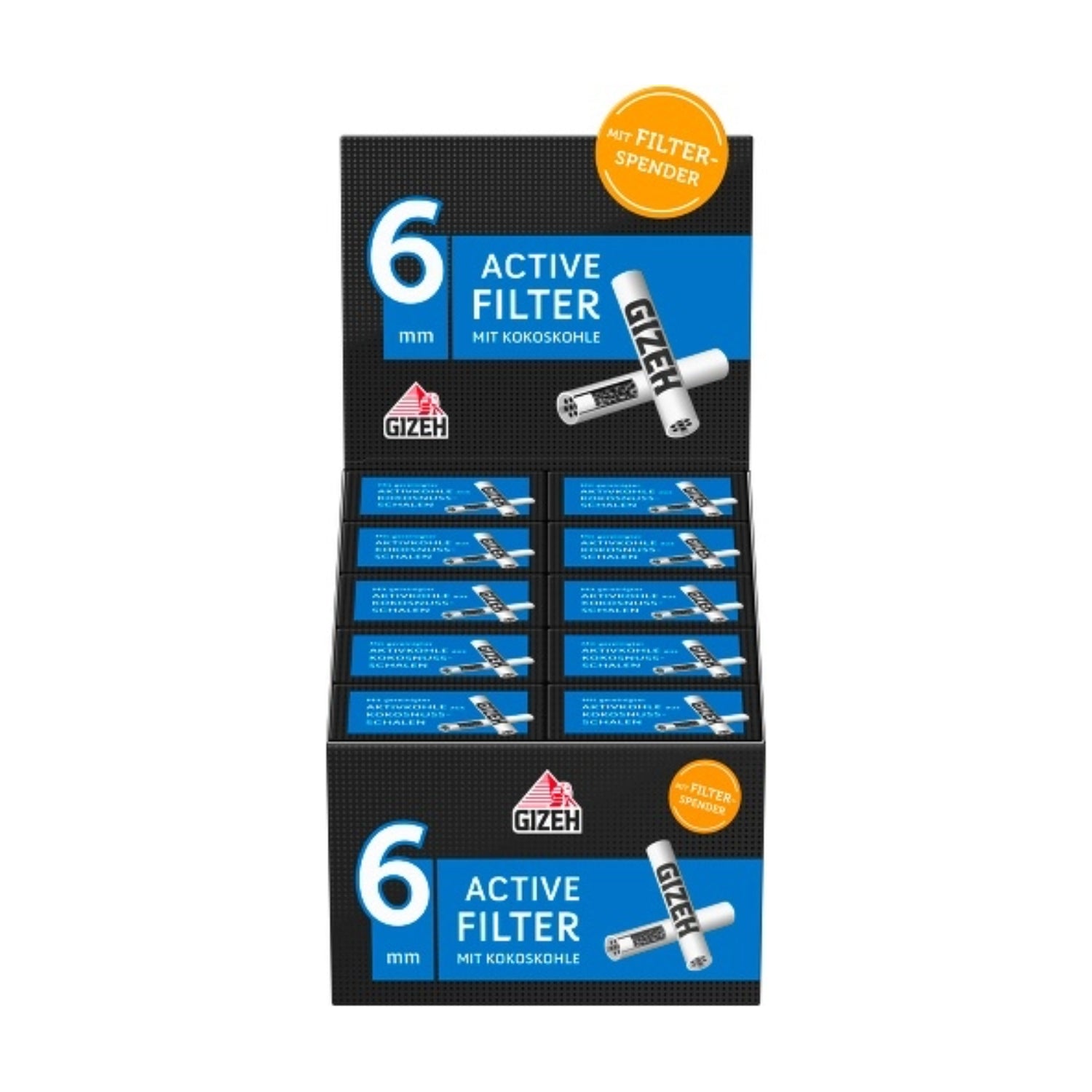 Active Filter Slim Aktivkohlefilter Ø 6 mm