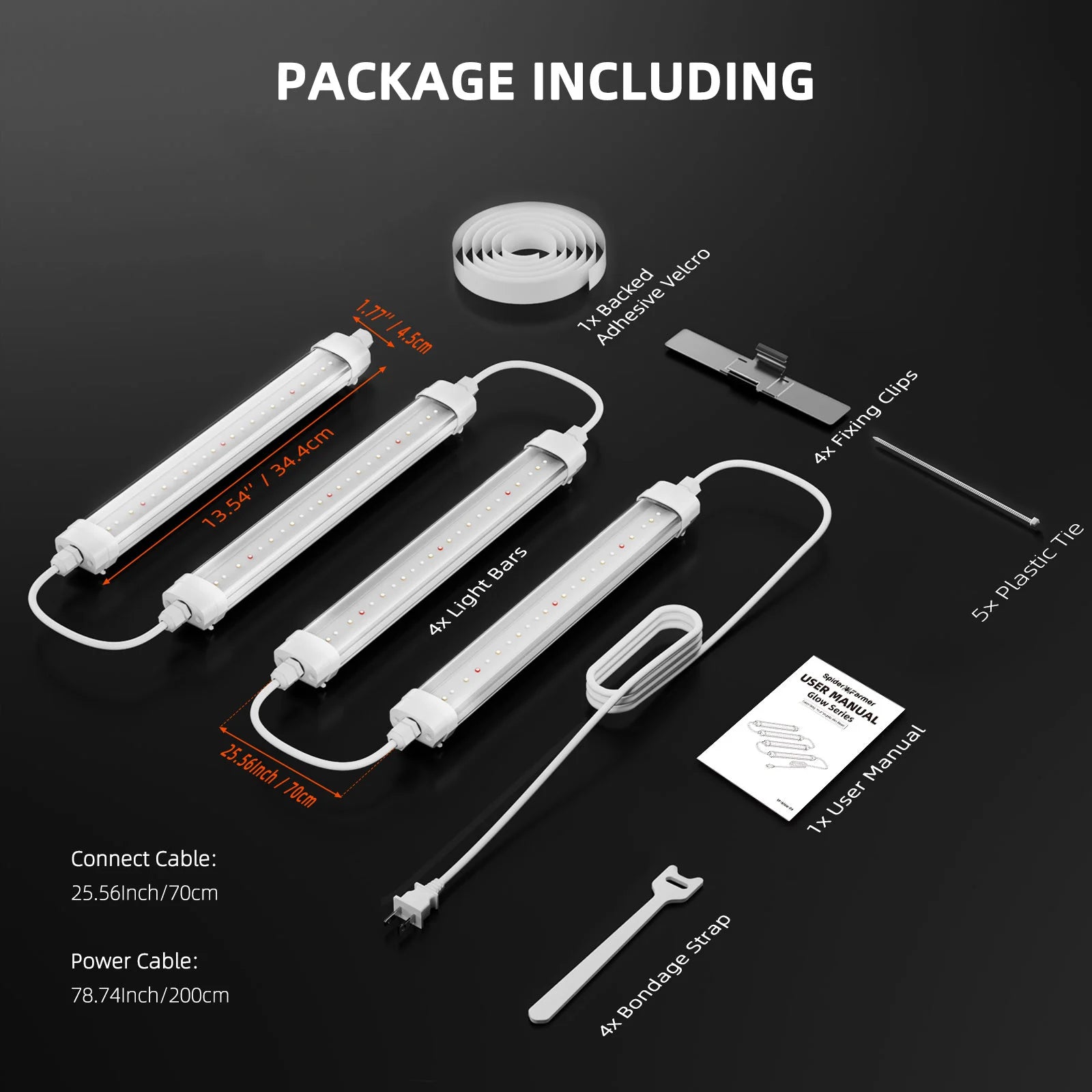 Glow30 Vollspektrum LED Zusatzbeleuchtung 32 Watt