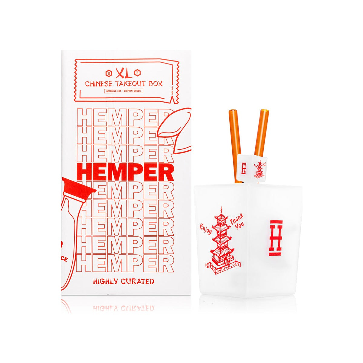 HEMPER Chinese Takeout XL Bong – Hauptansicht
