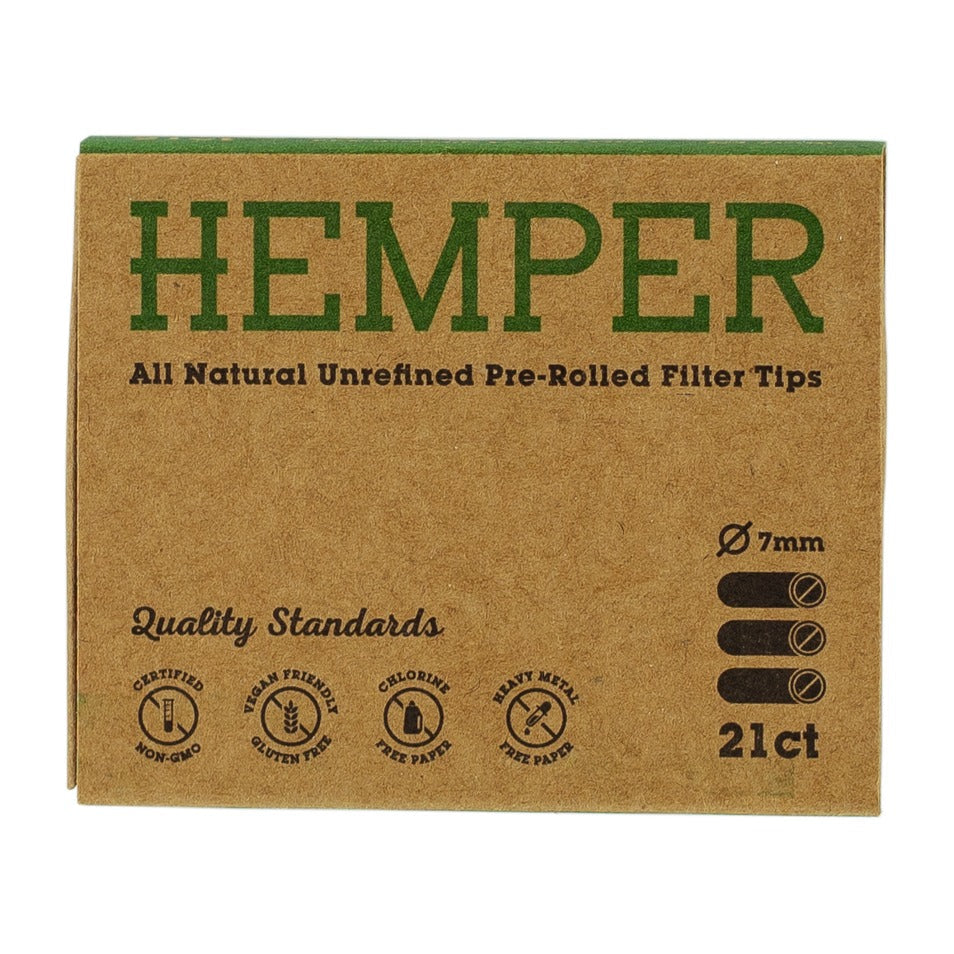 Hemper vorgerollte Bullet Filter Tips – 21 Stück – Hemper Pre-Rolled Bullet Filter Tips 21pcs Produktansicht 2