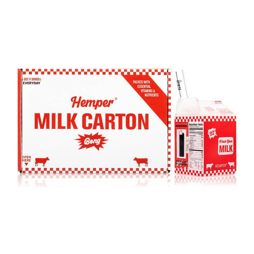 HEMPER Weedies Milk Carton Bong – Hauptansicht