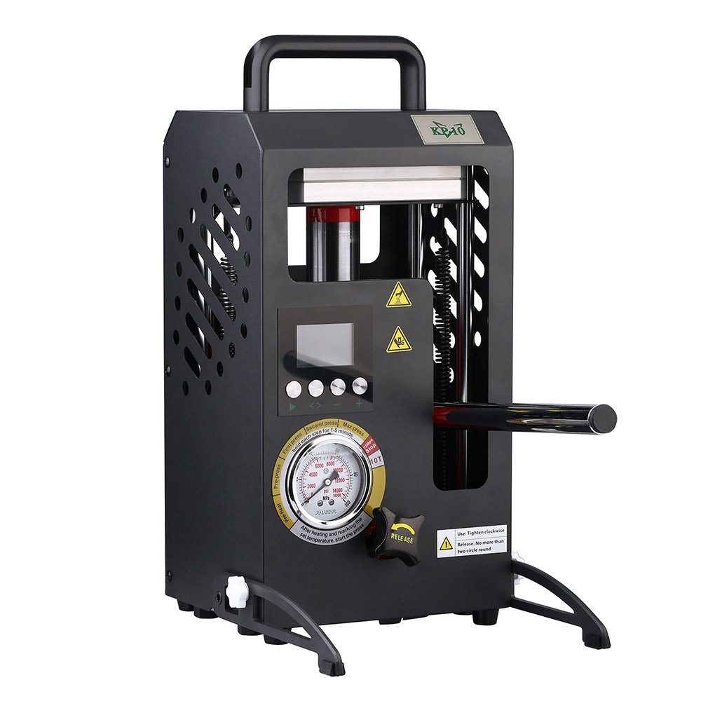 KP-10 Rosin-Presse bis 700 Watt und 10 Tonnen