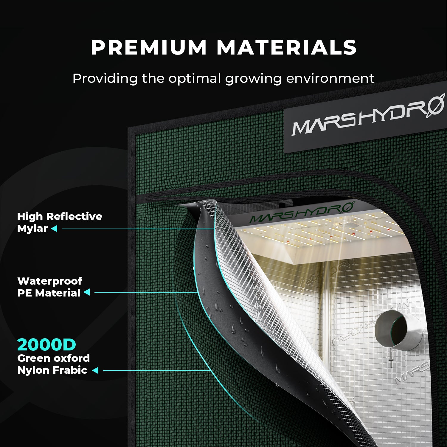 Mars Hydro Pro Growbox (120x60x180 cm)