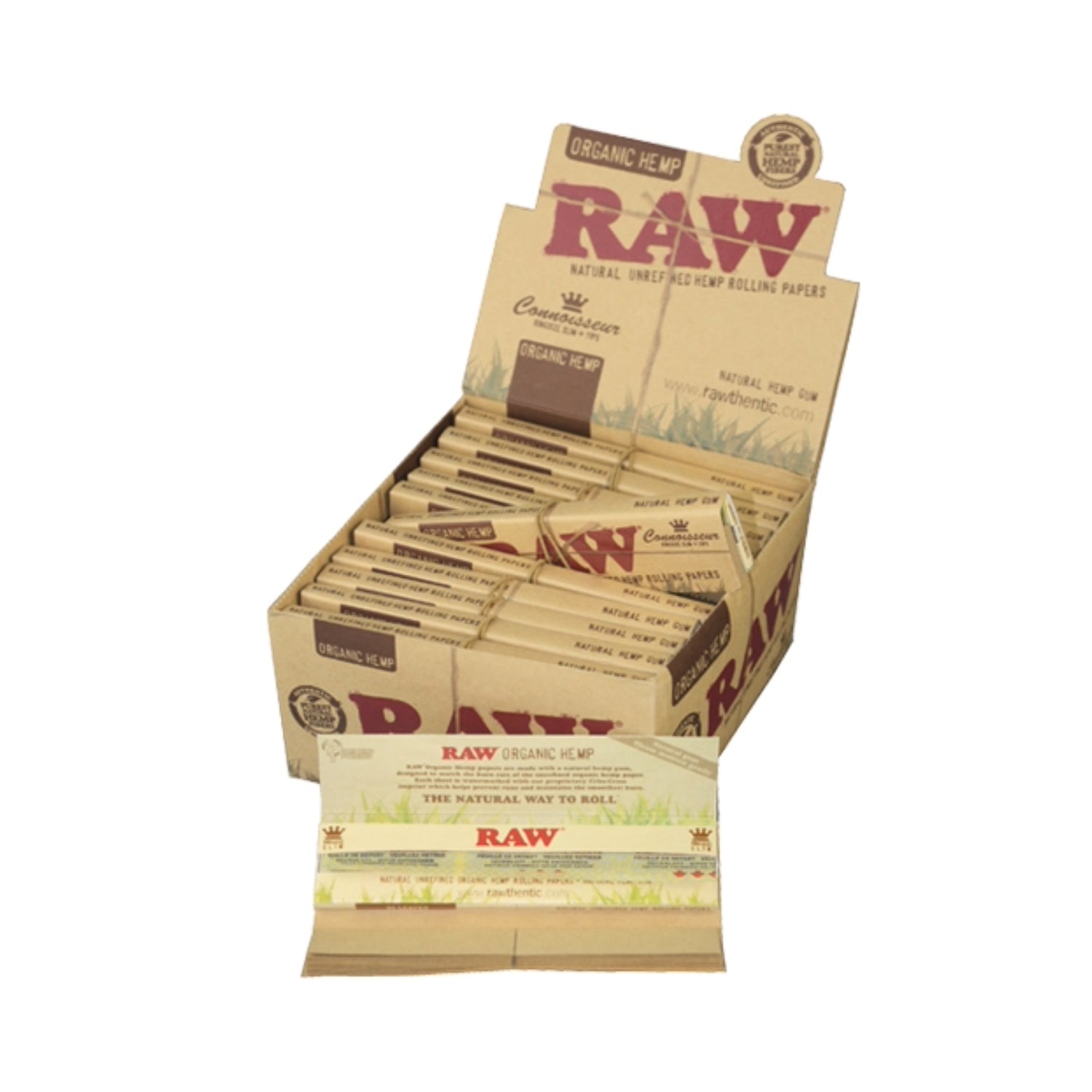 Organic Connoisseur King Size Slim Longpapes mit Tips