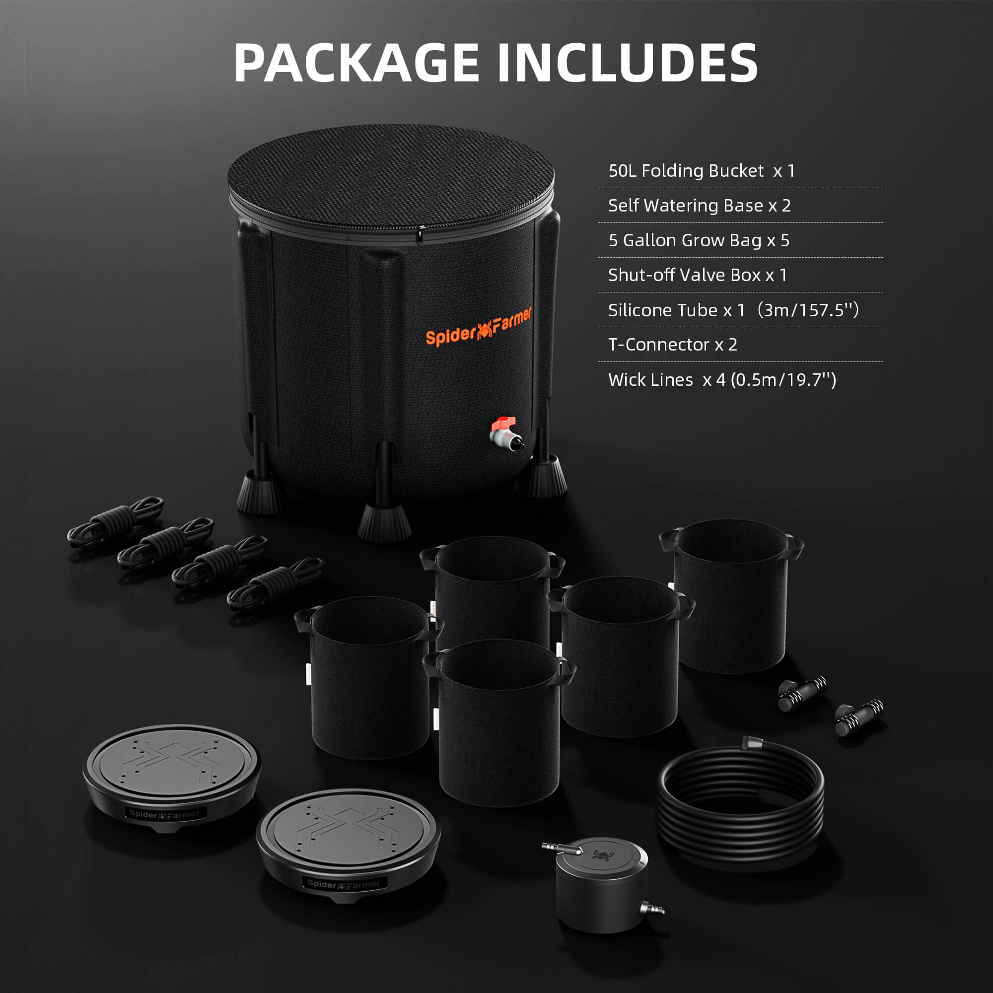 Selbstbewässerungssystem für 2 Pflanzen