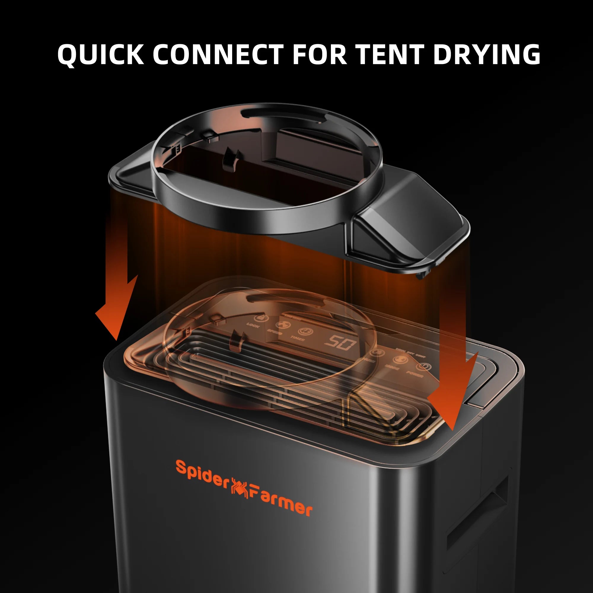 Smarter Luftentfeuchter 230 Watt und 2 Liter Tank