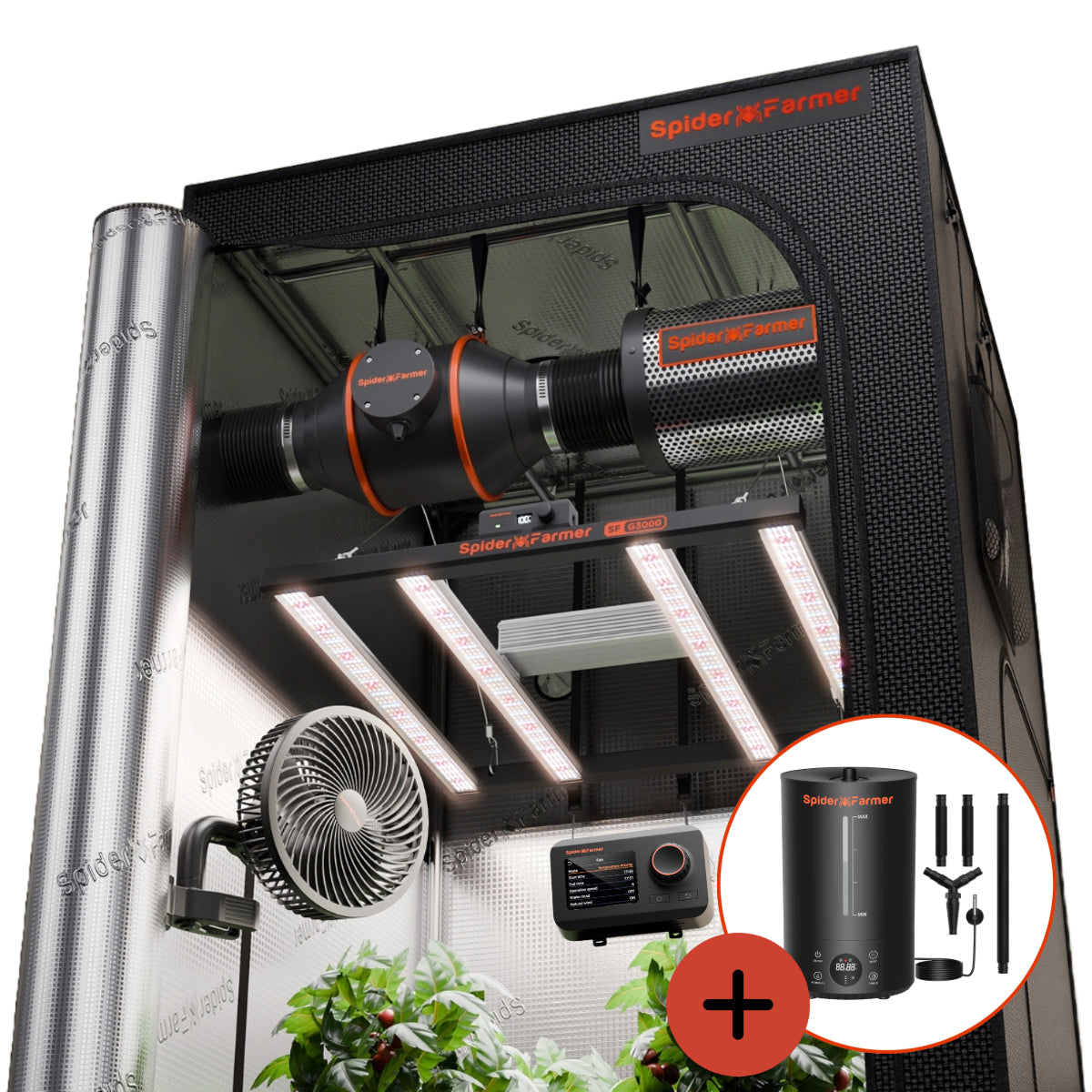 Spider Farmer GlowR40 LED Plantenlamp 2024 Nieuw Rood Spectrum Extra Lichtbalken, 650-665 NM Hoge Efficiëntie Kamerplantenkweek Bloemen Vruchtvorming Spider Farmer GlowR40 LED Plantenlamp 2024 Nieuw Rood Spectrum Extra Lichtbalken, 650-665 NM Hoge Efficiëntie Kamerplantenkweek Bloemen Vruchtvorming
