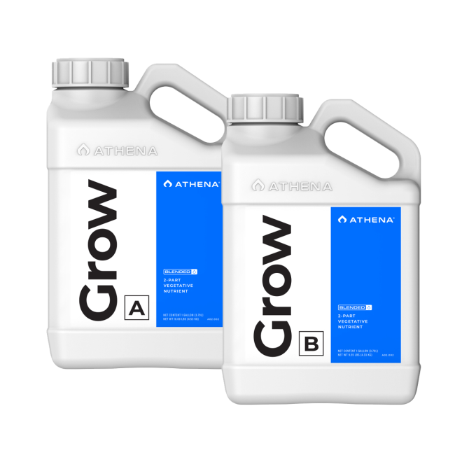 Athena Grow A+B – 2-Komponenten-Wachstumsdünger – 2 × 3,79 L – Produktansicht 1