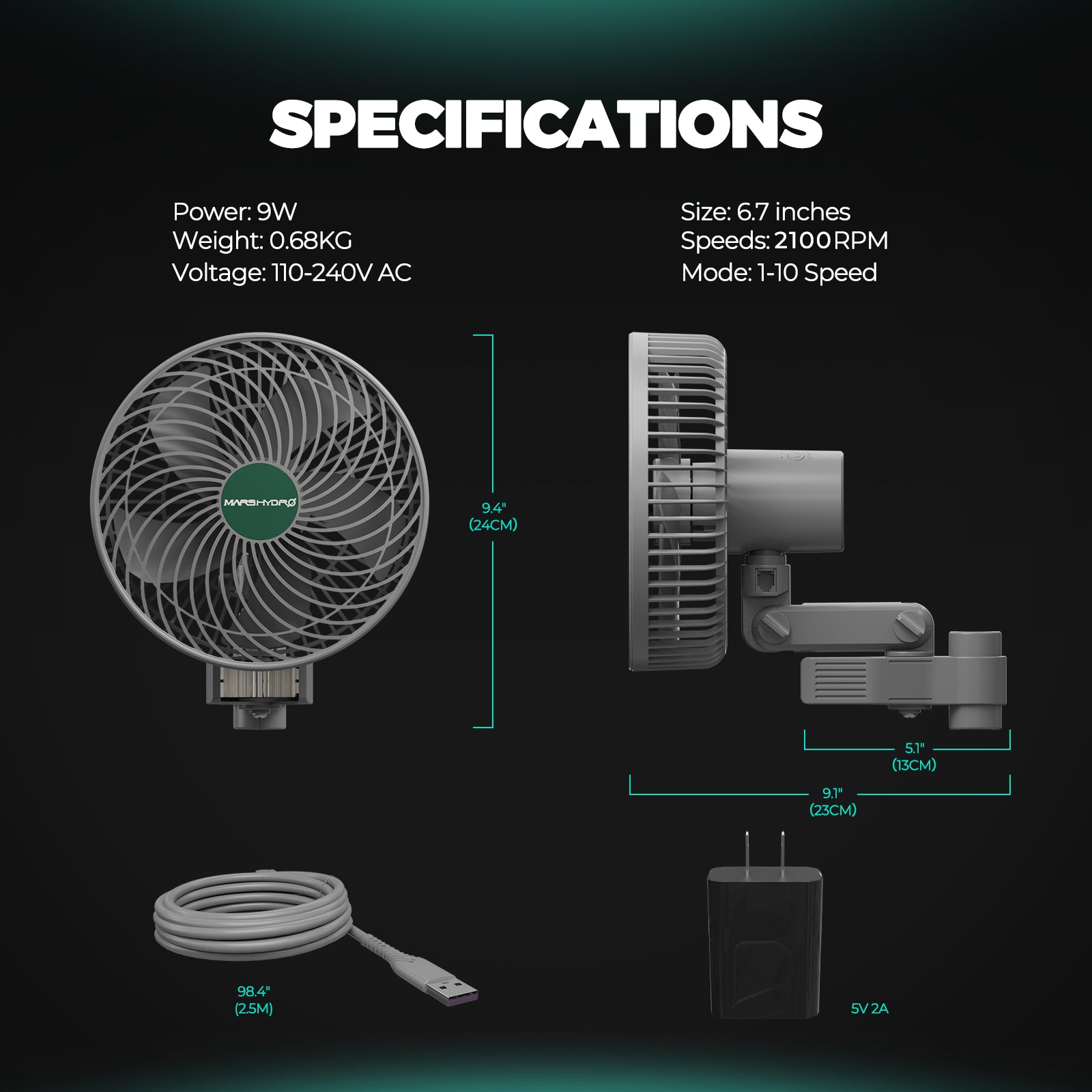 Komplettset (240x120x200 cm) 1600 Watt FC 8000 EVO LED mit iFresh für App-Steuerung
