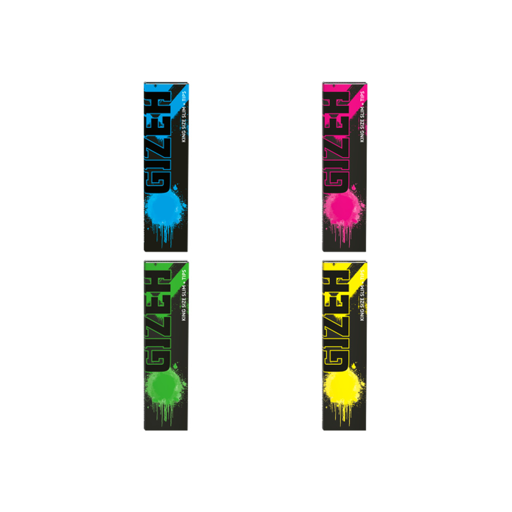 Gizeh Black Drip Limited Edition Longpapes mit Tips
