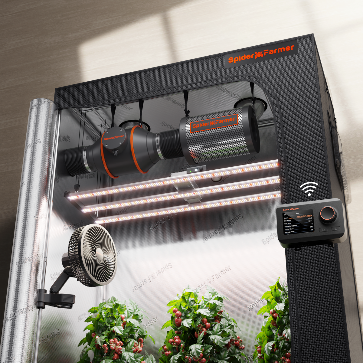 Spider Farmer G4500 Komplettset – Growbox mit G4500 und GGS-Steuerung