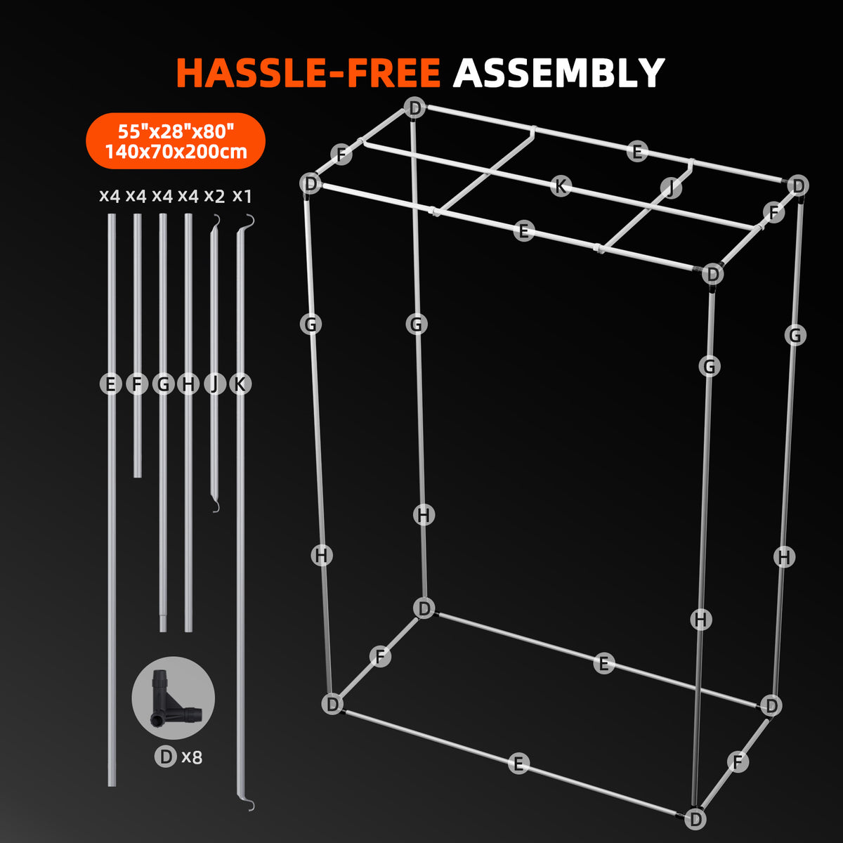 Spider Farmer G4500 Komplettset – Zeltaufbau