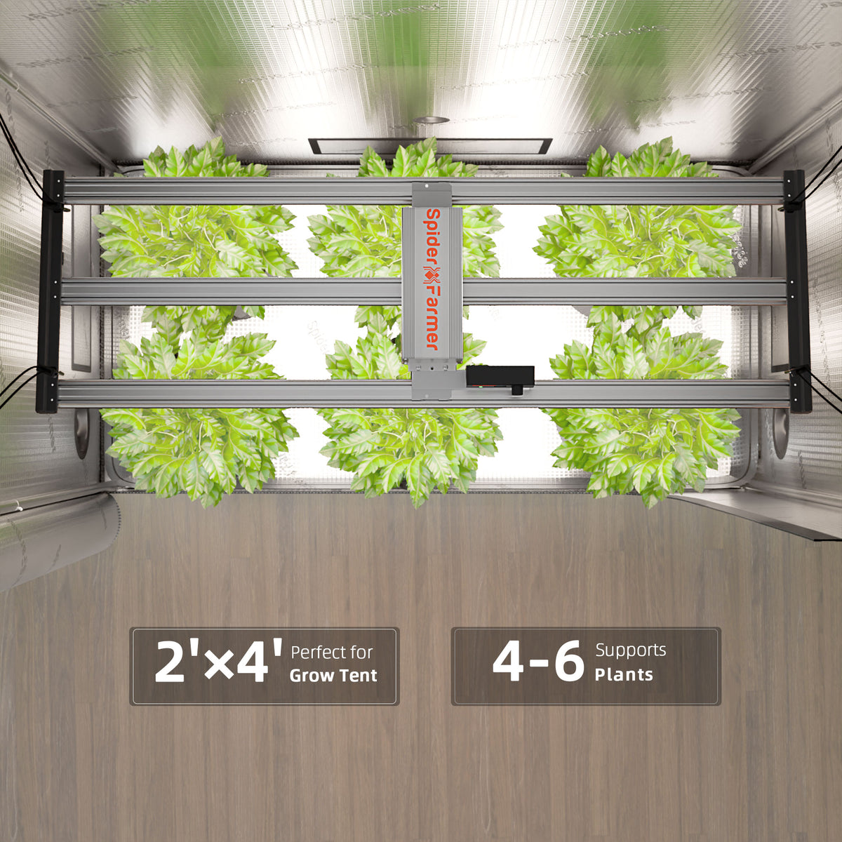 Spider Farmer G4500 Komplettset – Ausleuchtung