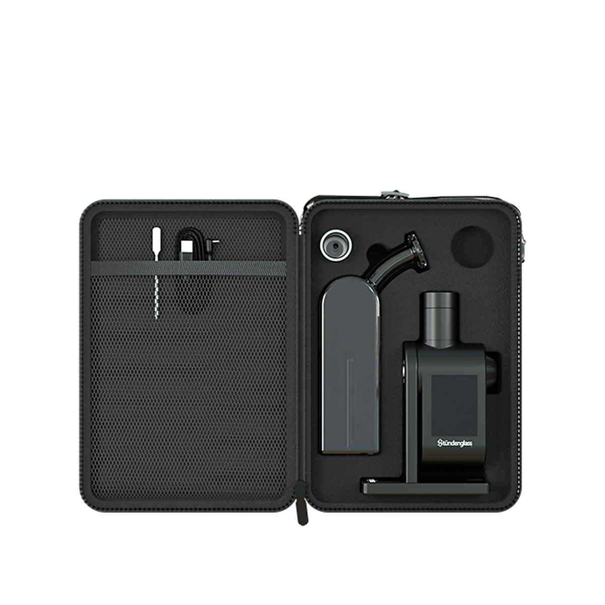 Stündenglass Modül Dok Deluxe Travel Set graues Glas – Ansicht 2