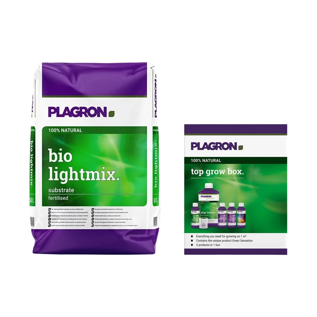 Bio Light Mix 50L + Top Grow Box Natural Starterpack