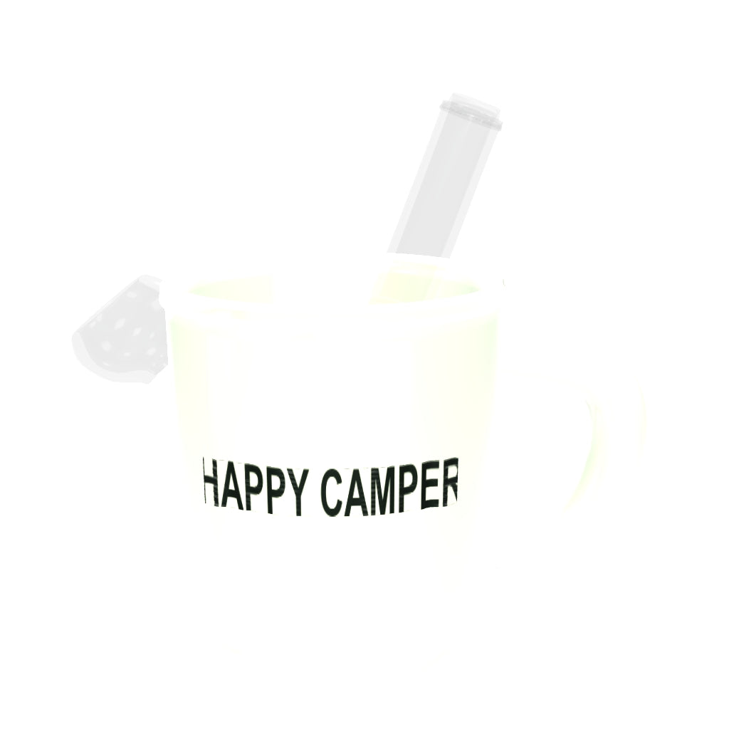 HEMPER Happy Camper Campfire Mug Bong – überarbeitetes 3D-Detailmodell V2