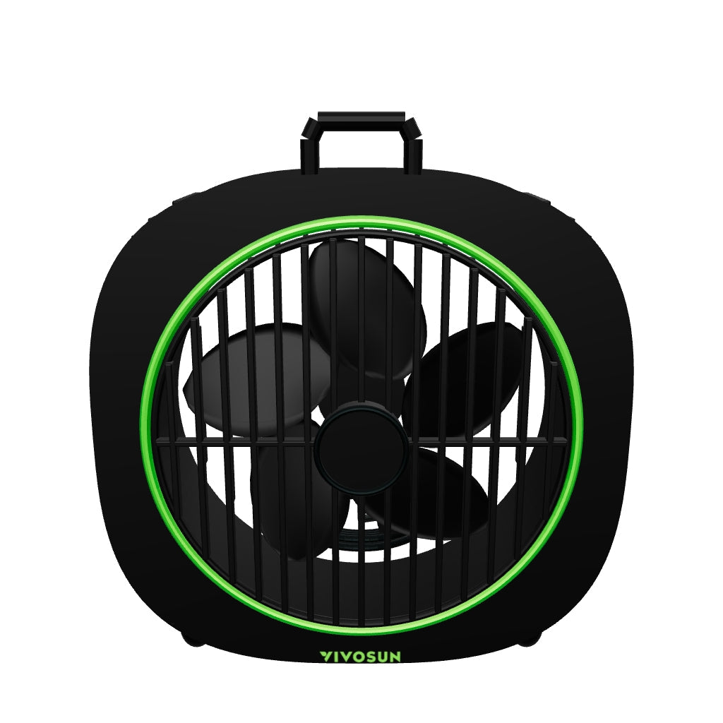 VIVOSUN AeroWave D4 Clipventilator mit Haken und USB-Kabel – 3D-Modell