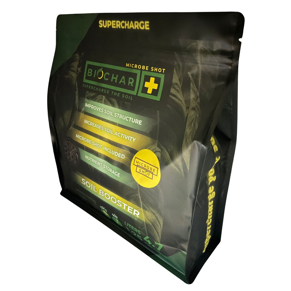 Blomgrow Biochar+ Soil Booster 4,7 Liter Seitenansicht