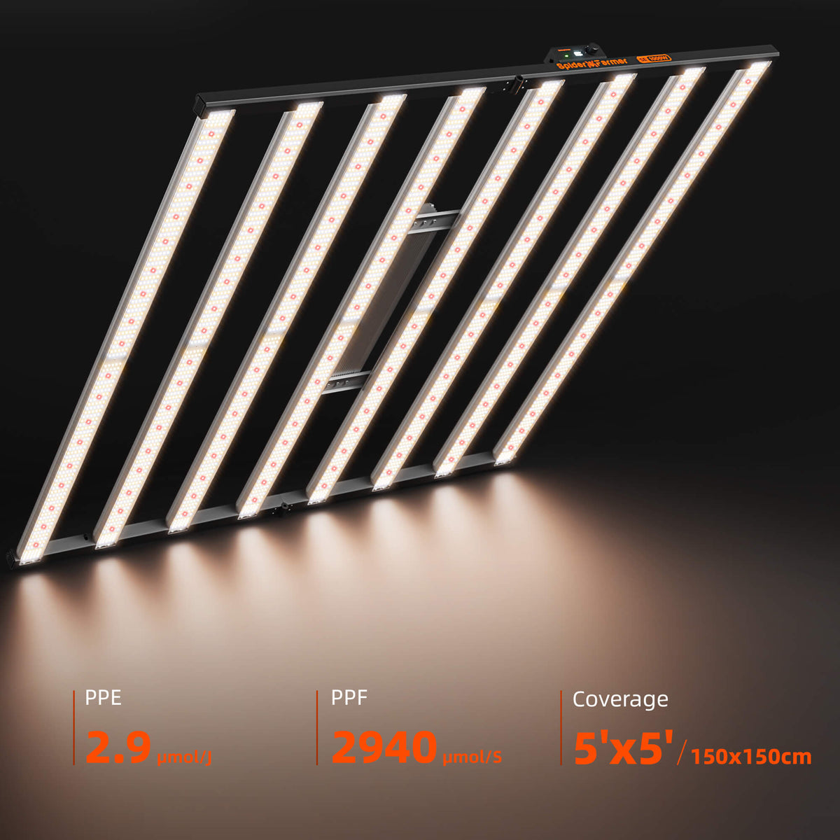 Spider Farmer SE1000W Komplettset – SE1000W LED-Balkenleuchte