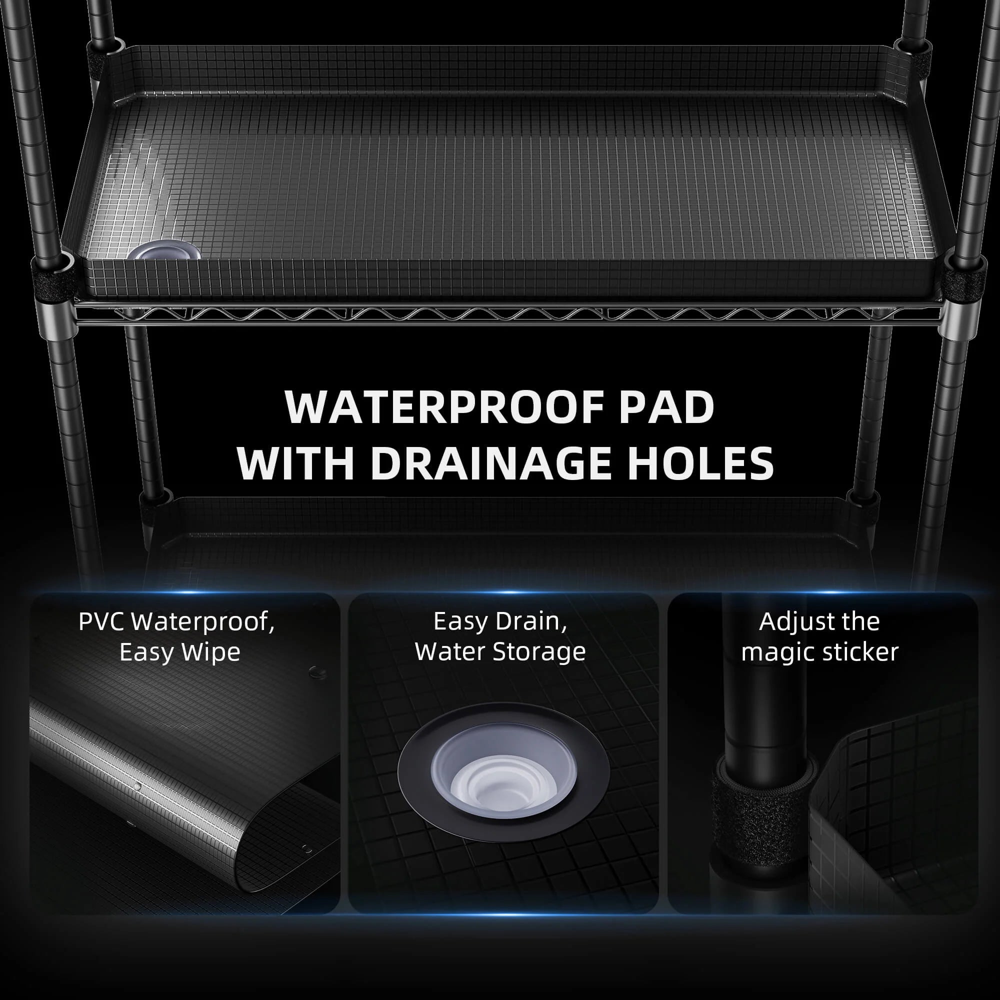 Anzucht/Stecklinge Komplettset (110x40x180 cm) 220 Watt LED