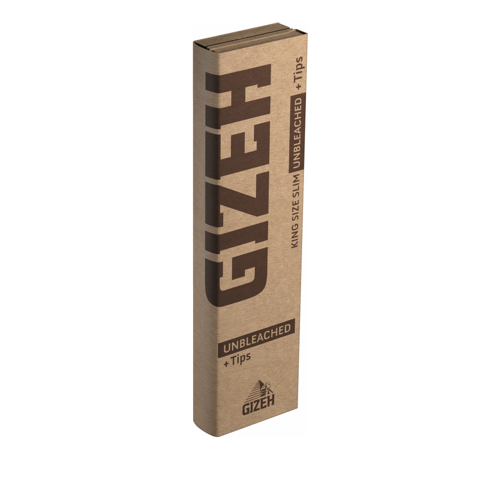 Gizeh Unbleached King Size Slim Longpapes mit Tips