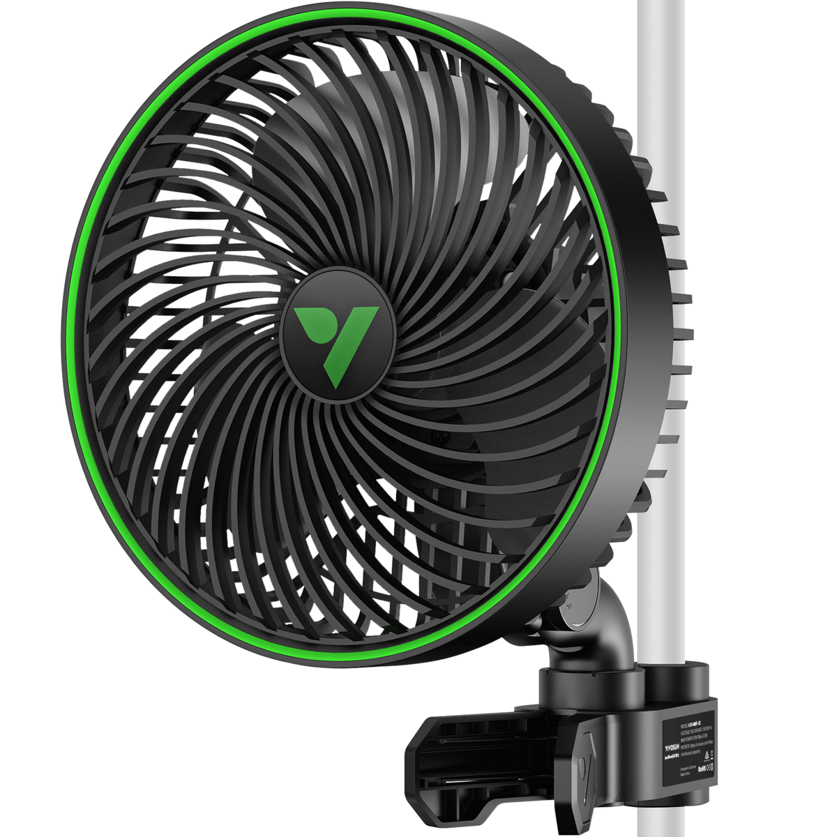 VIVOSUN AeroWave E6 Gen2 smarter Clipventilator 150 mm – Galerie 1