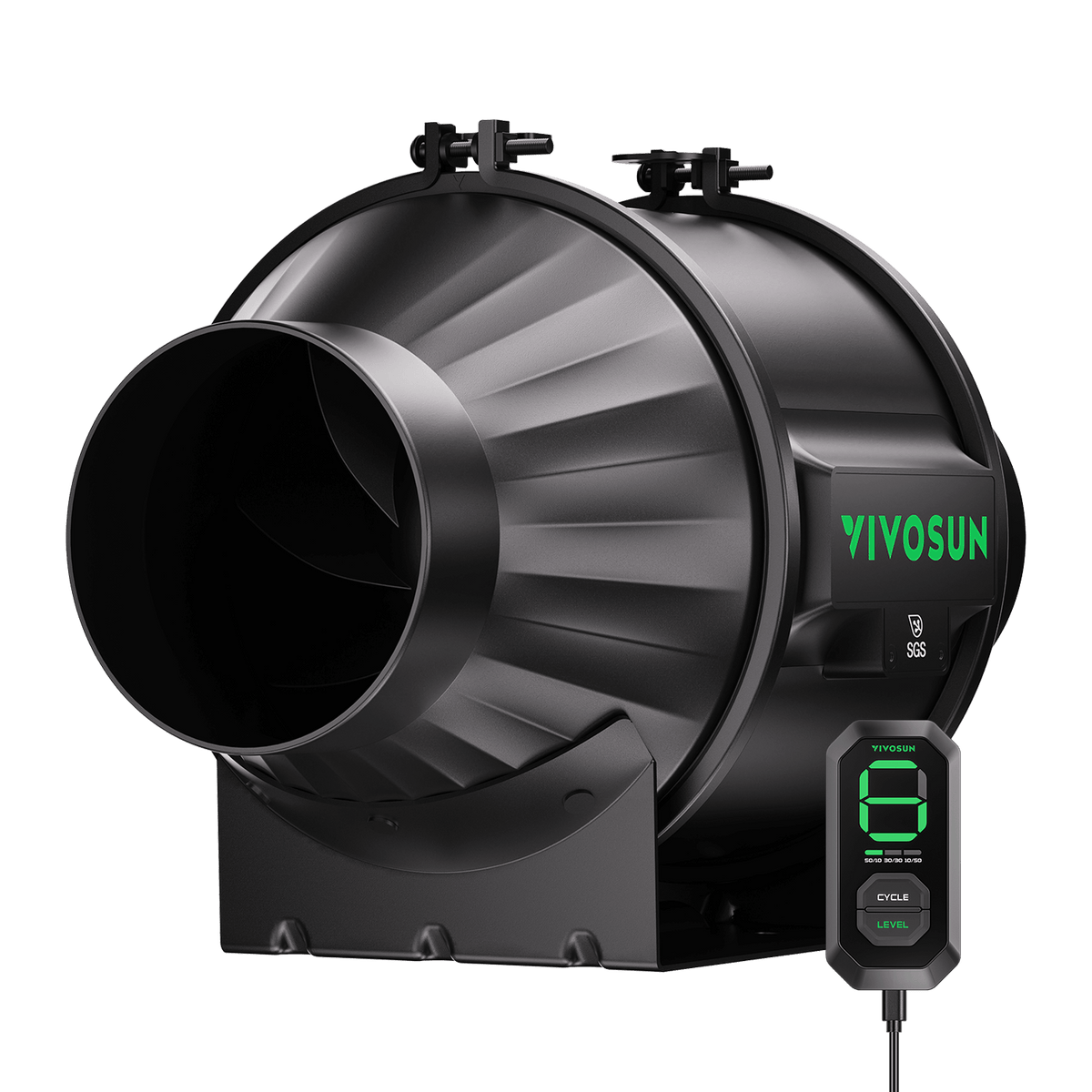 VIVOSUN AeroZesh T4 Rohrventilator 10 cm mit E12 – Galerie 10