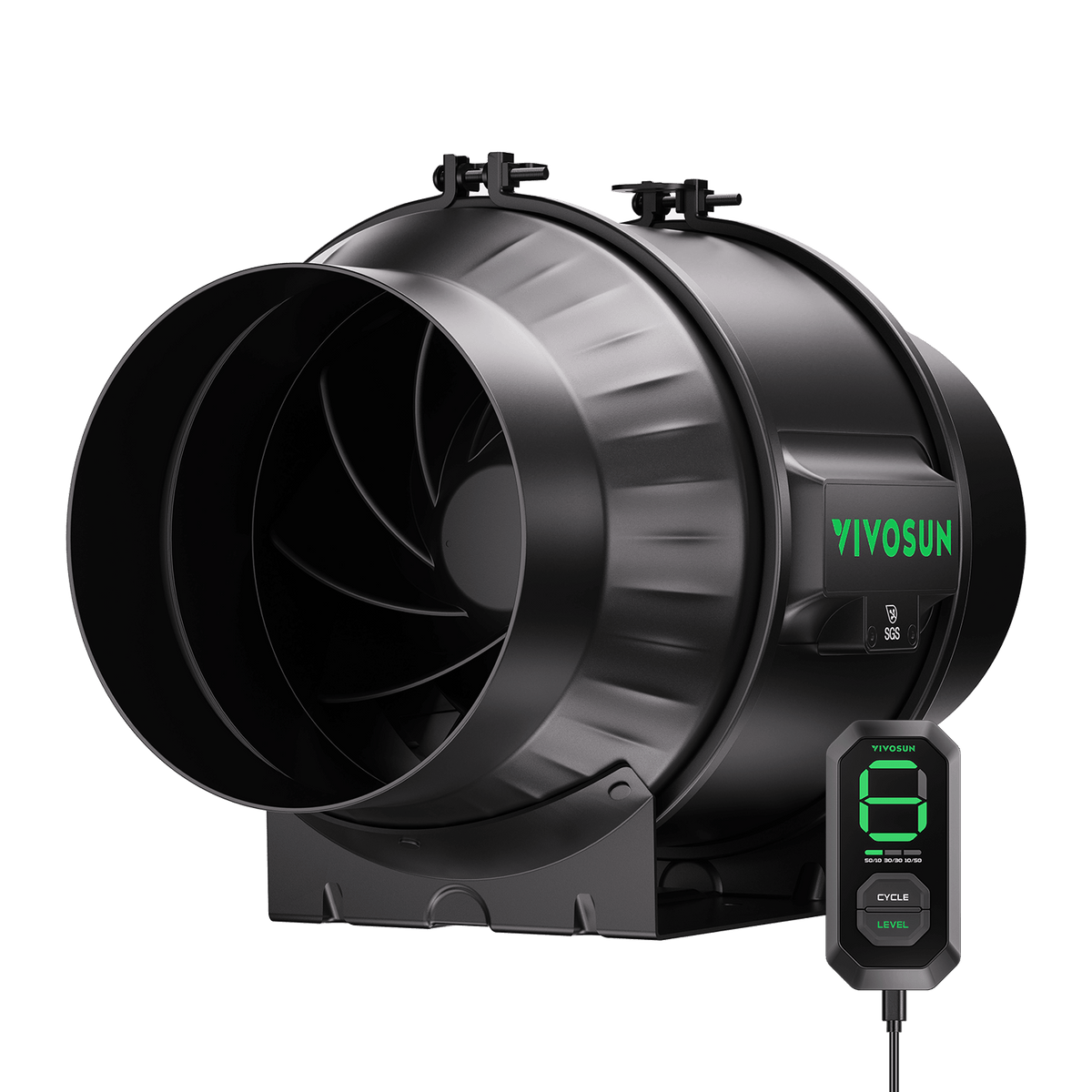 VIVOSUN AeroZesh T6 Rohrventilator 15 cm mit E12 – Galerie 10