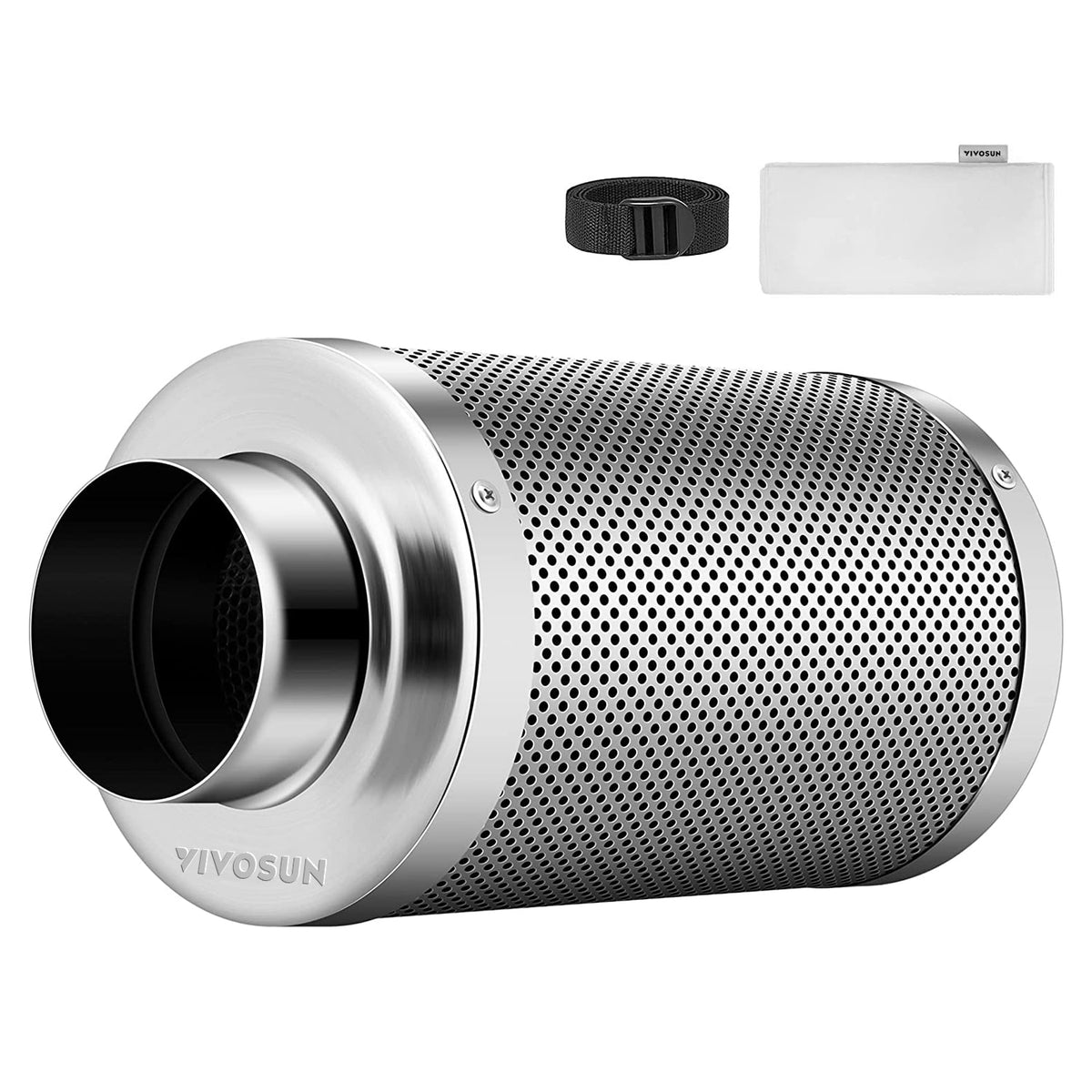 VIVOSUN Aktivkohlefilter 10 cm zur Geruchskontrolle – Galerie 1