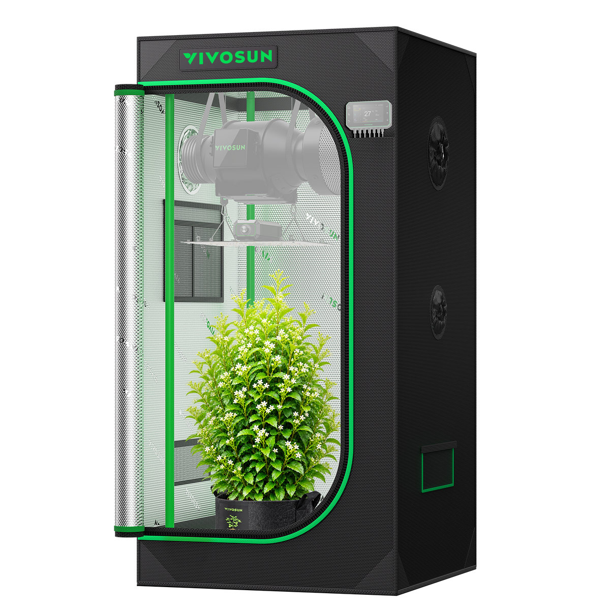 VIVOSUN S224 Growbox 60×60×120 cm – Galerie 8