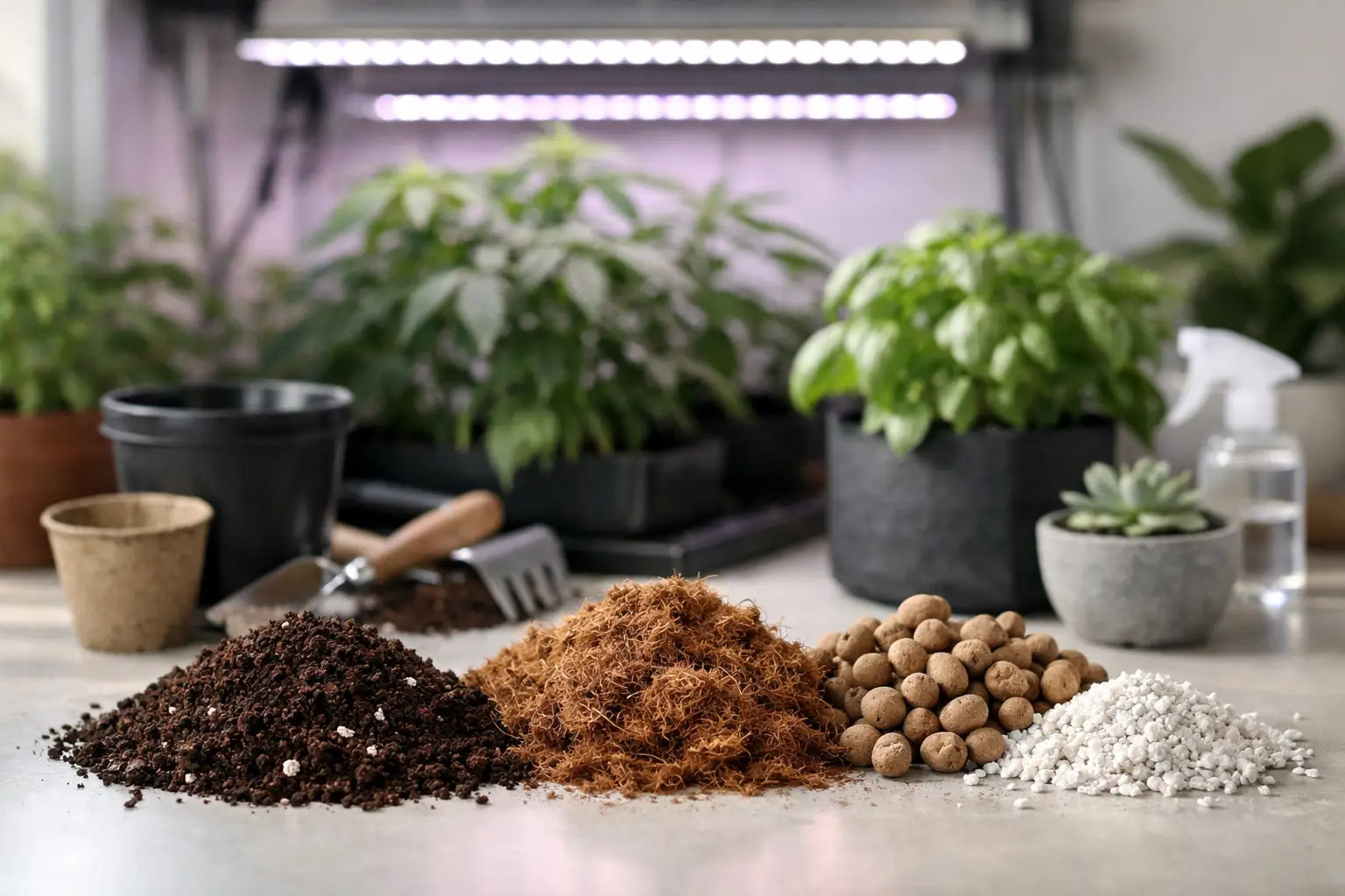 Substrate für Indoor Grow Guide