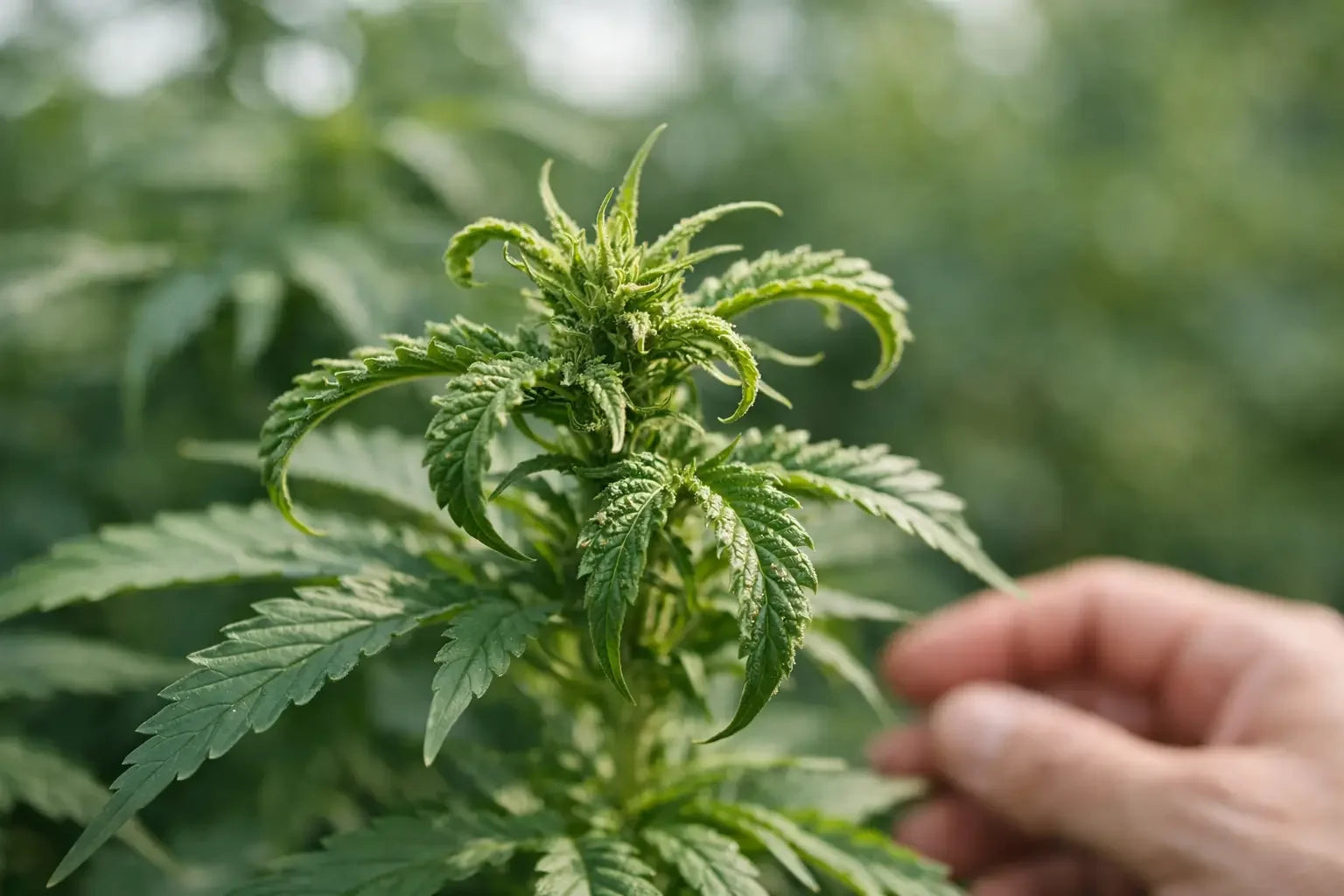 Warum kräuseln sich Cannabisblätter? Ursachen