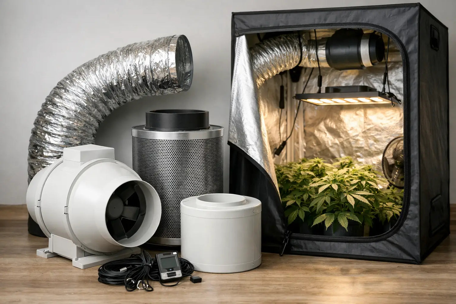 Abluftset Growbox richtig dimensionieren
