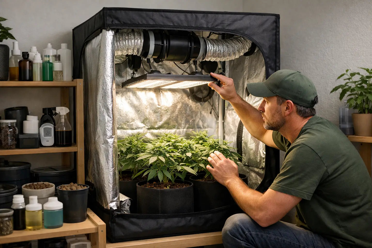 Growbox Komplettset 80x80 LED richtig auswählen