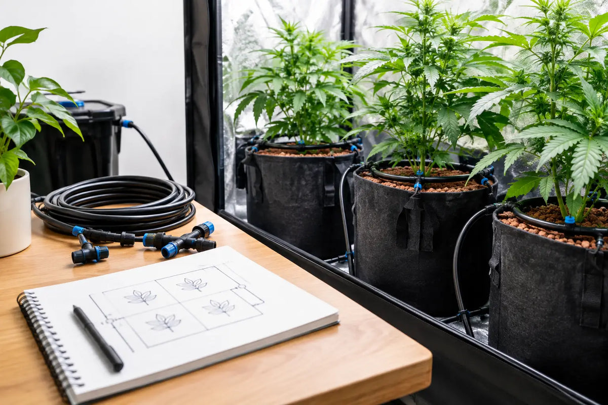 Bewässerungsanlage für Growbox richtig planen