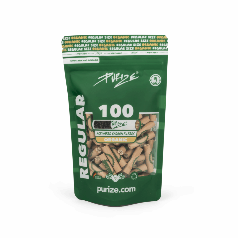 100 Stück Regular Aktivkohlefilter im Beutel Ø 9 mm